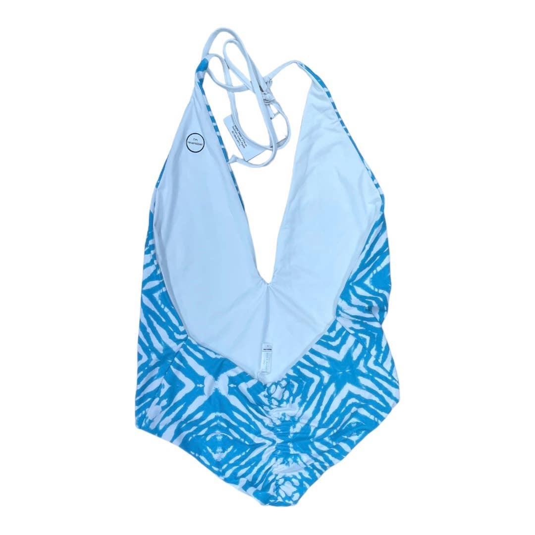 Arrow & Eve Revolve Skylar Reversible One Piece Swimsuit Ocean Ripple L New - Premium from Revolve - Just $99.00! Shop now at Finds For You