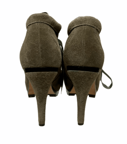 Ash Poppy Heels Suede Leather Lace Up Womens Ankle Booties Size 37 EU 7 US - Premium Clothing, Shoes & Accessories:Women:Women's Shoes:Boots from Ash - Just $43.17! Shop now at Finds For You