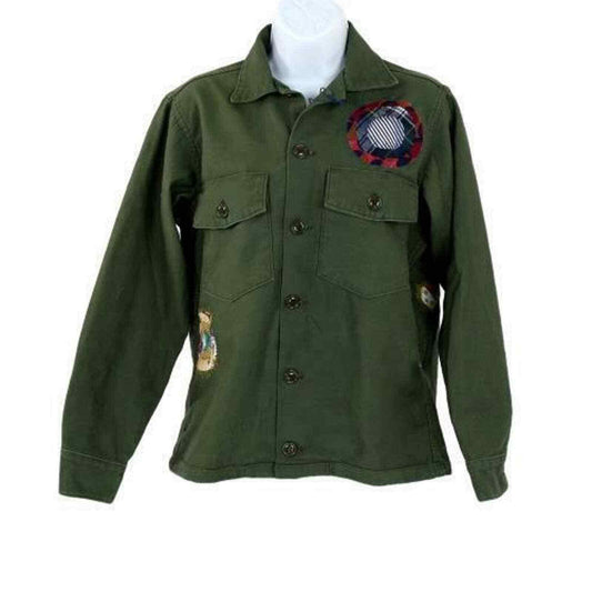 Atelier & Repairs x J Crew Army Jacket Cotton Coat Green Sz S H3867 Recycled - Premium Clothing, Shoes & Accessories:Women:Women's Clothing:Coats, Jackets & Vests from J.CREW - Just $80.79! Shop now at Finds For You