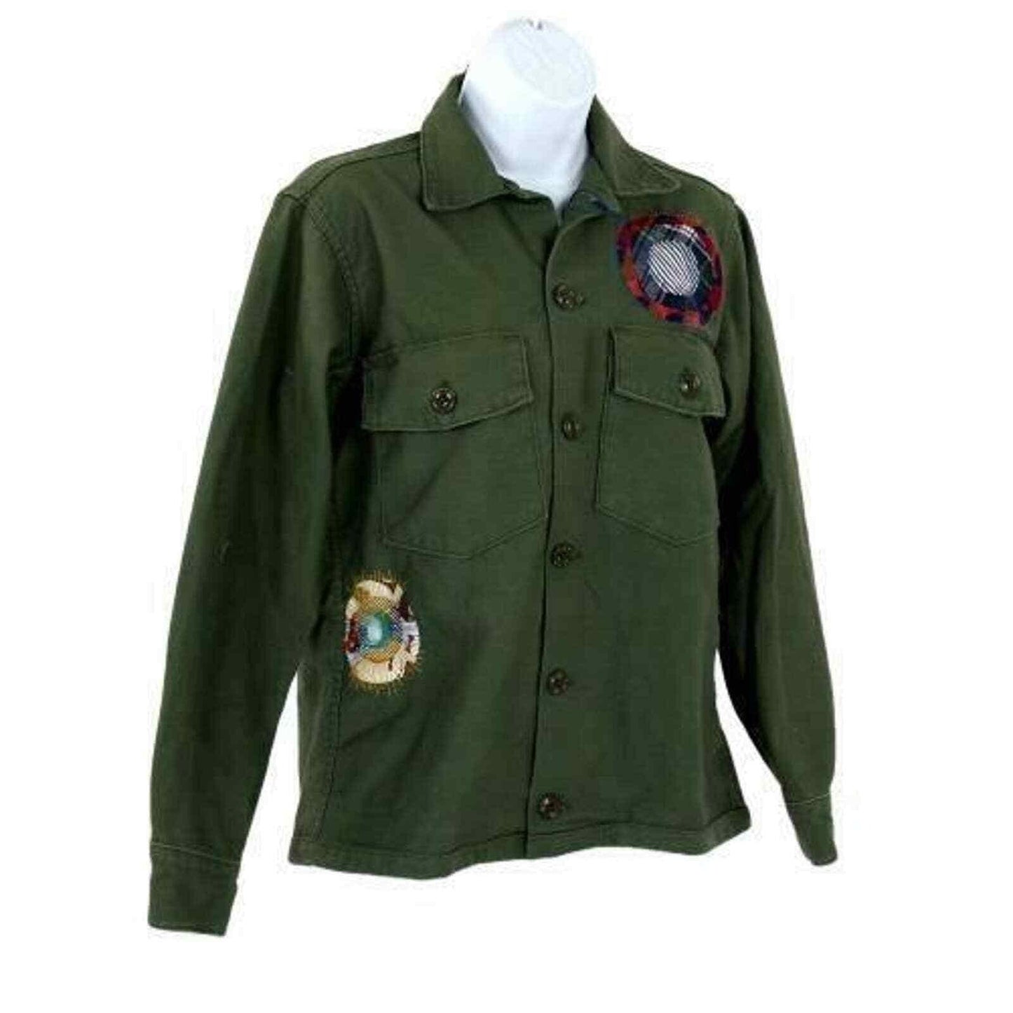 Atelier & Repairs x J Crew Army Jacket Cotton Coat Green Sz S H3867 Recycled - Premium Clothing, Shoes & Accessories:Women:Women's Clothing:Coats, Jackets & Vests from J.CREW - Just $80.79! Shop now at Finds For You