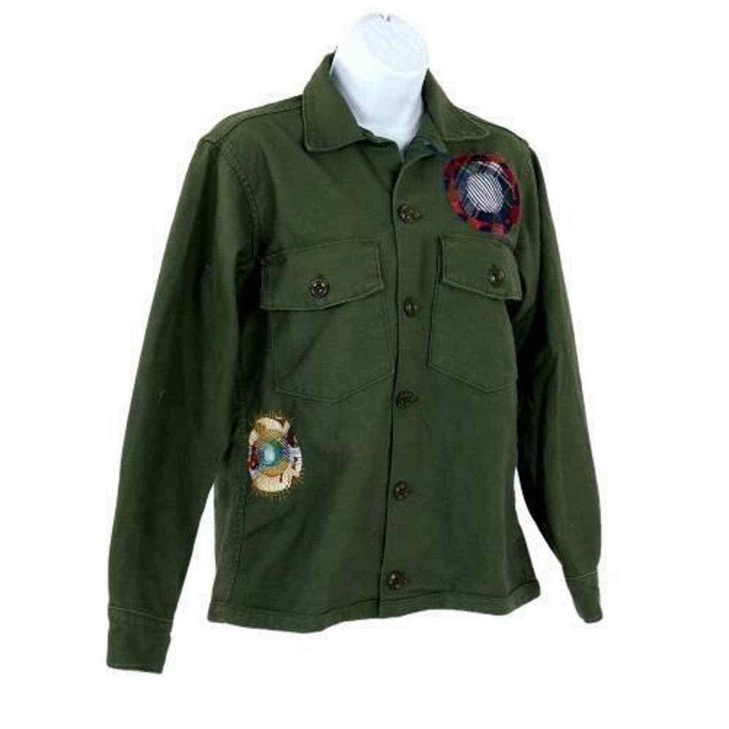 Atelier & Repairs x J Crew Army Jacket Cotton Coat Green Sz S H3867 Recycled - Premium Clothing, Shoes & Accessories:Women:Women's Clothing:Coats, Jackets & Vests from J.CREW - Just $80.79! Shop now at Finds For You