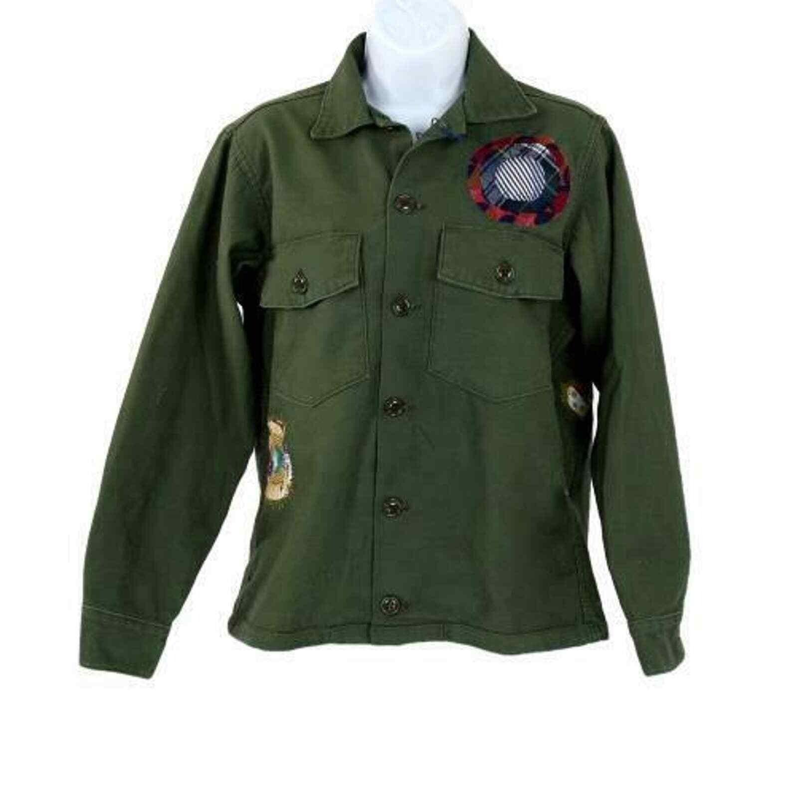 Atelier & Repairs x J Crew Army Jacket Cotton Coat Green Sz S H3867 Recycled - Premium Clothing, Shoes & Accessories:Women:Women's Clothing:Coats, Jackets & Vests from J.CREW - Just $80.79! Shop now at Finds For You