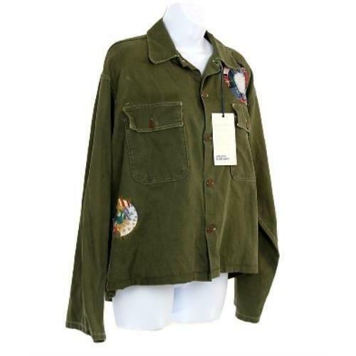 Atelier & Repairs x J.Crew Women's Army Jacket Coat Green Size L H3867 - Premium Clothing, Shoes & Accessories:Women:Women's Clothing:Coats, Jackets & Vests from J.CREW - Just $68.16! Shop now at Finds For You