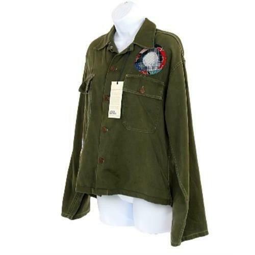 Atelier & Repairs x J.Crew Women's Army Jacket Coat Green Size L H3867 - Premium Clothing, Shoes & Accessories:Women:Women's Clothing:Coats, Jackets & Vests from J.CREW - Just $68.16! Shop now at Finds For You