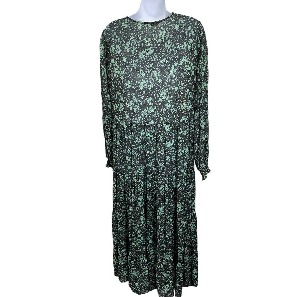 Zara The Angel Prairie Floral Midi Dress Blogger Favorite M - Premium from ZARA - Just $59.00! Shop now at Finds For You