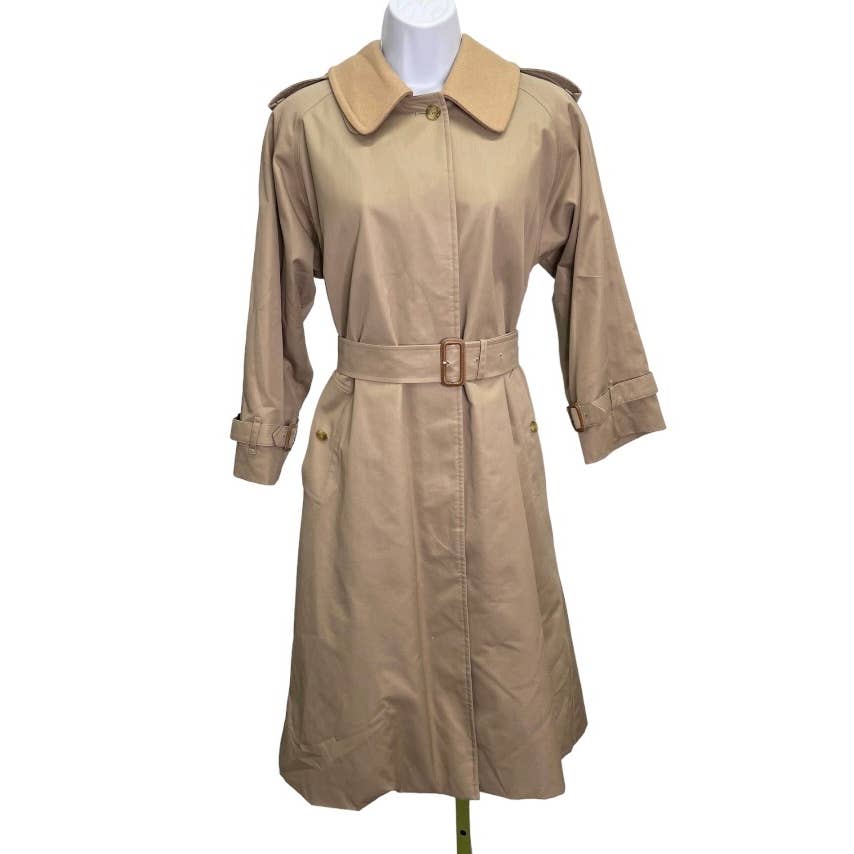 Vintage Burberry Nova Check w Wool Liner Trench Coat Jacket Size 8 Petite - Premium from Burberry London - Just $695.0! Shop now at Finds For You