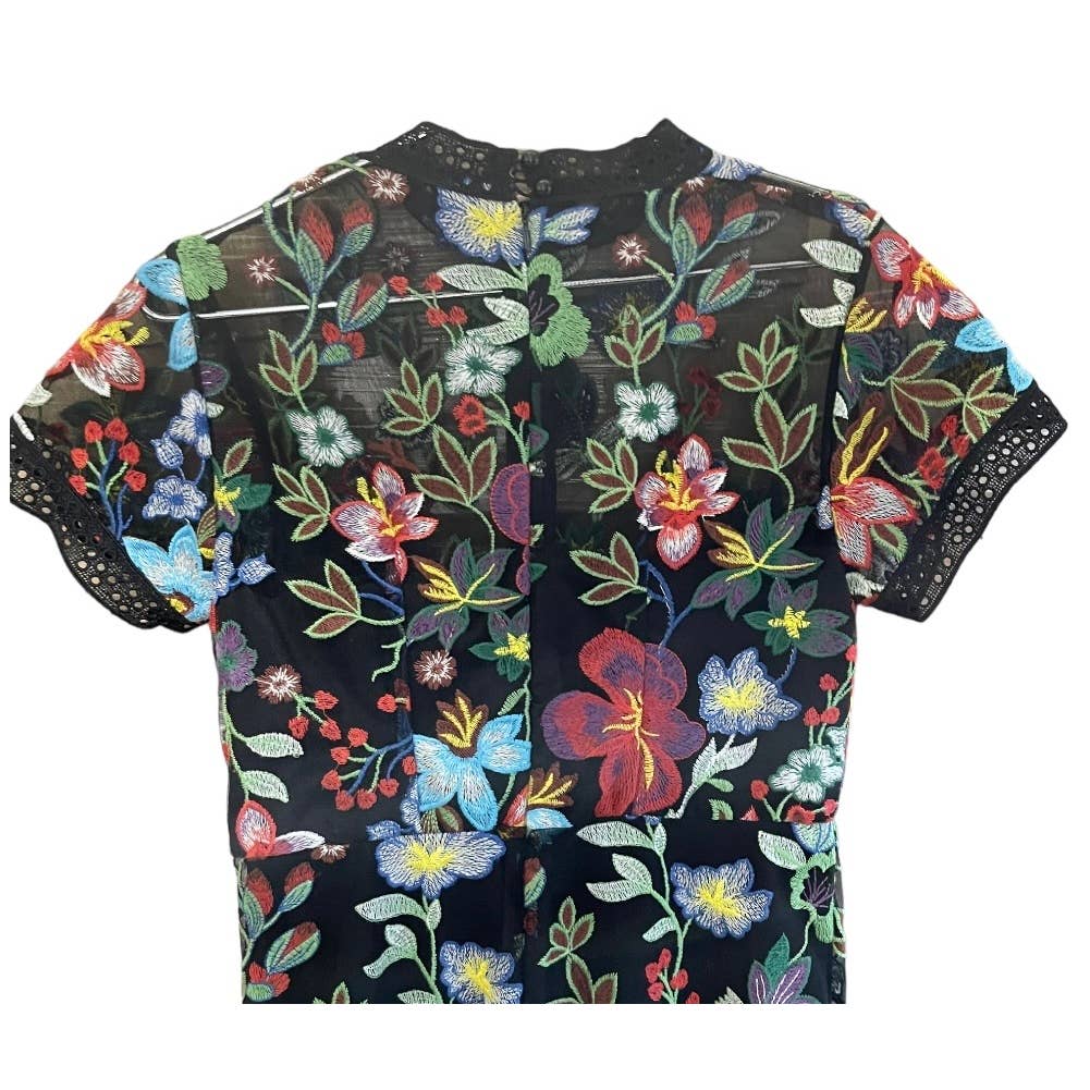 Anthropologie Vone Floral Embroidered Midi Dress Size 12 - Premium from Anthropologie - Just $229.0! Shop now at Finds For You