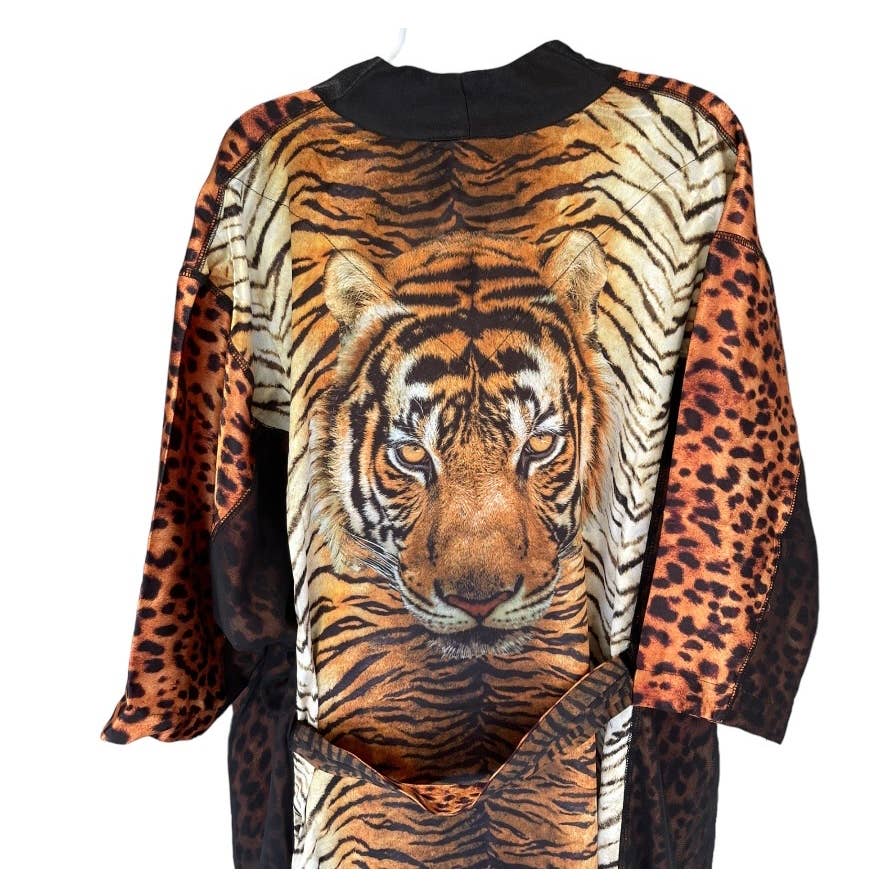 We are HAH Haht Eye of the Tiger Caftan Kimono Robe Size Small New - Premium from We are Hah - Just $119.0! Shop now at Finds For You