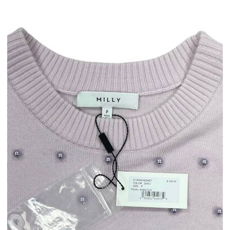 Milly Revolve Pearl Sweater Knit Crew Neck Wool Size P New - Premium from MILLY - Just $175.00! Shop now at Finds For You