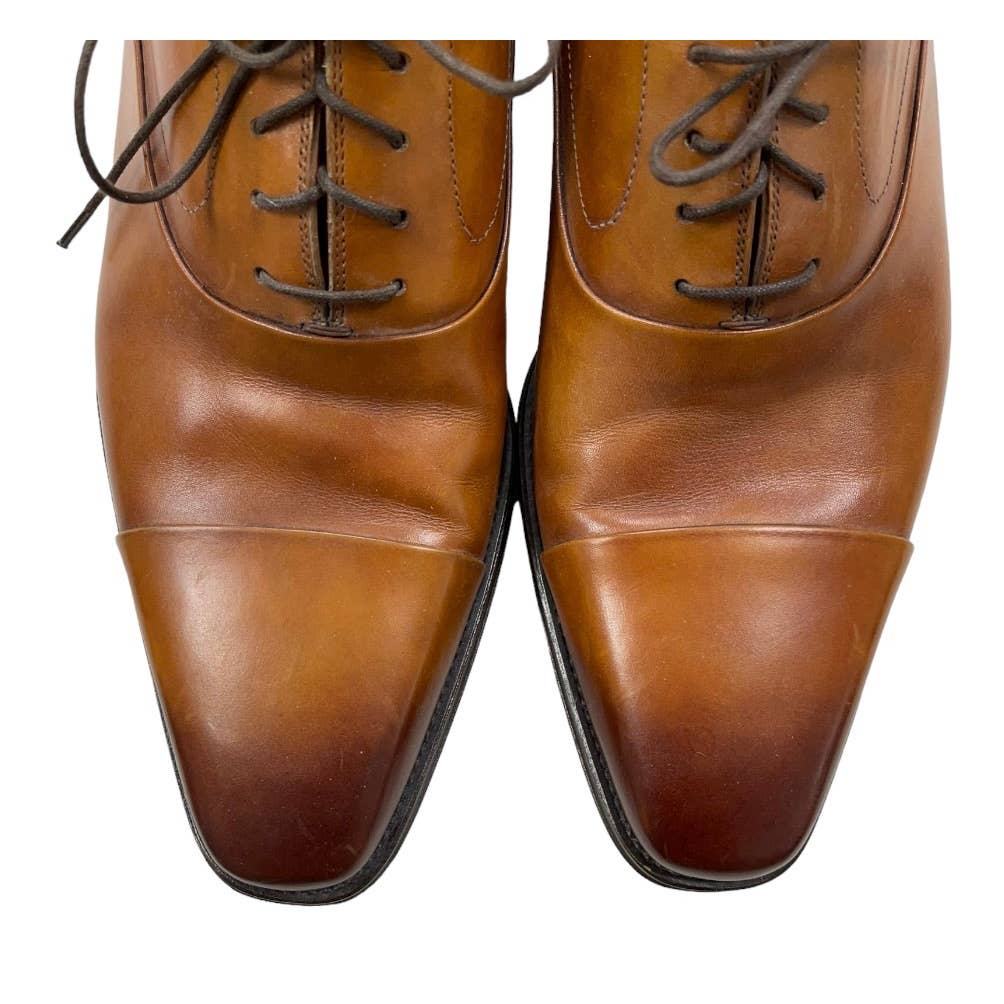Magnanni Saffron Cuero Lace Up Oxfords Shoes Leather Size 12 Brown - Premium from Magnanni - Just $149.00! Shop now at Finds For You
