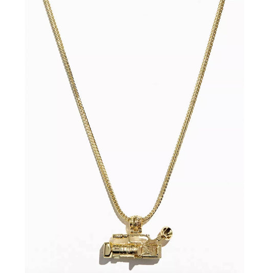 King Ice Urban Outfitters UO Camcorder Necklace Gold New - Premium from King Ice - Just $129.00! Shop now at Finds For You