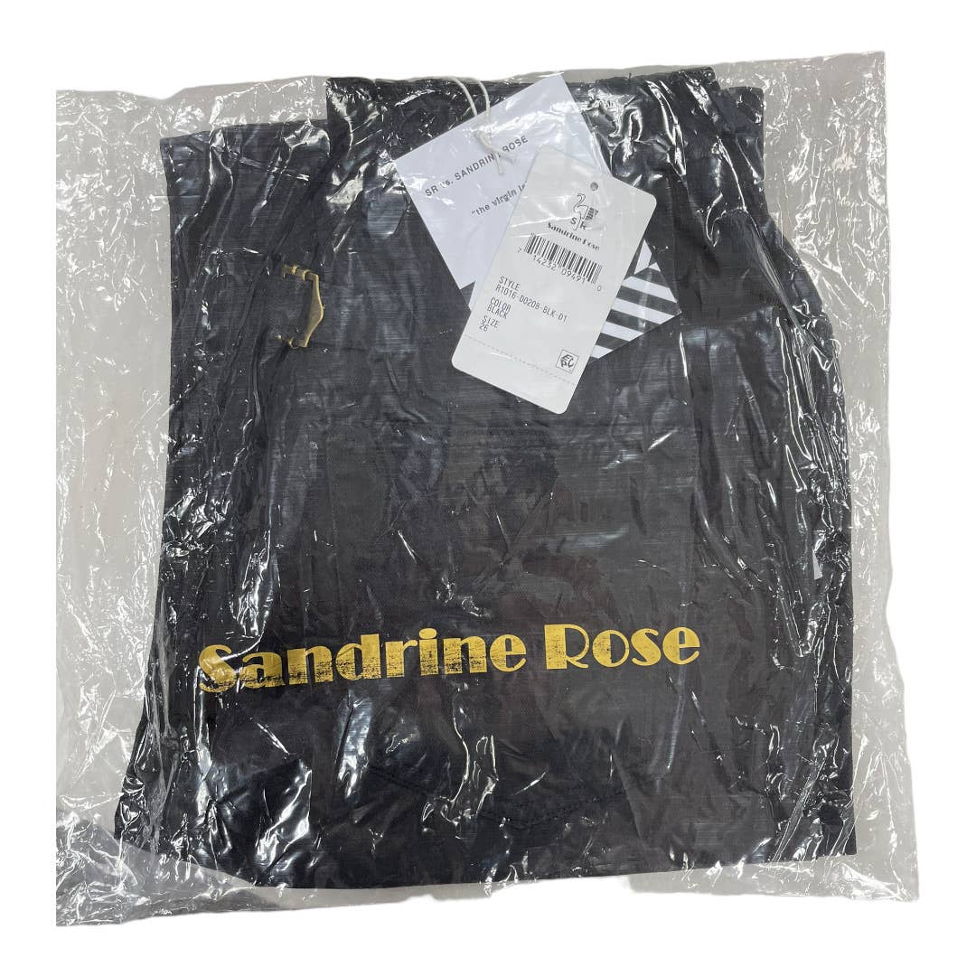 Free People x Sandrine Rose Wide Leg Pants Buckle Size 26 Black New - Premium from Free People - Just $85.00! Shop now at Finds For You