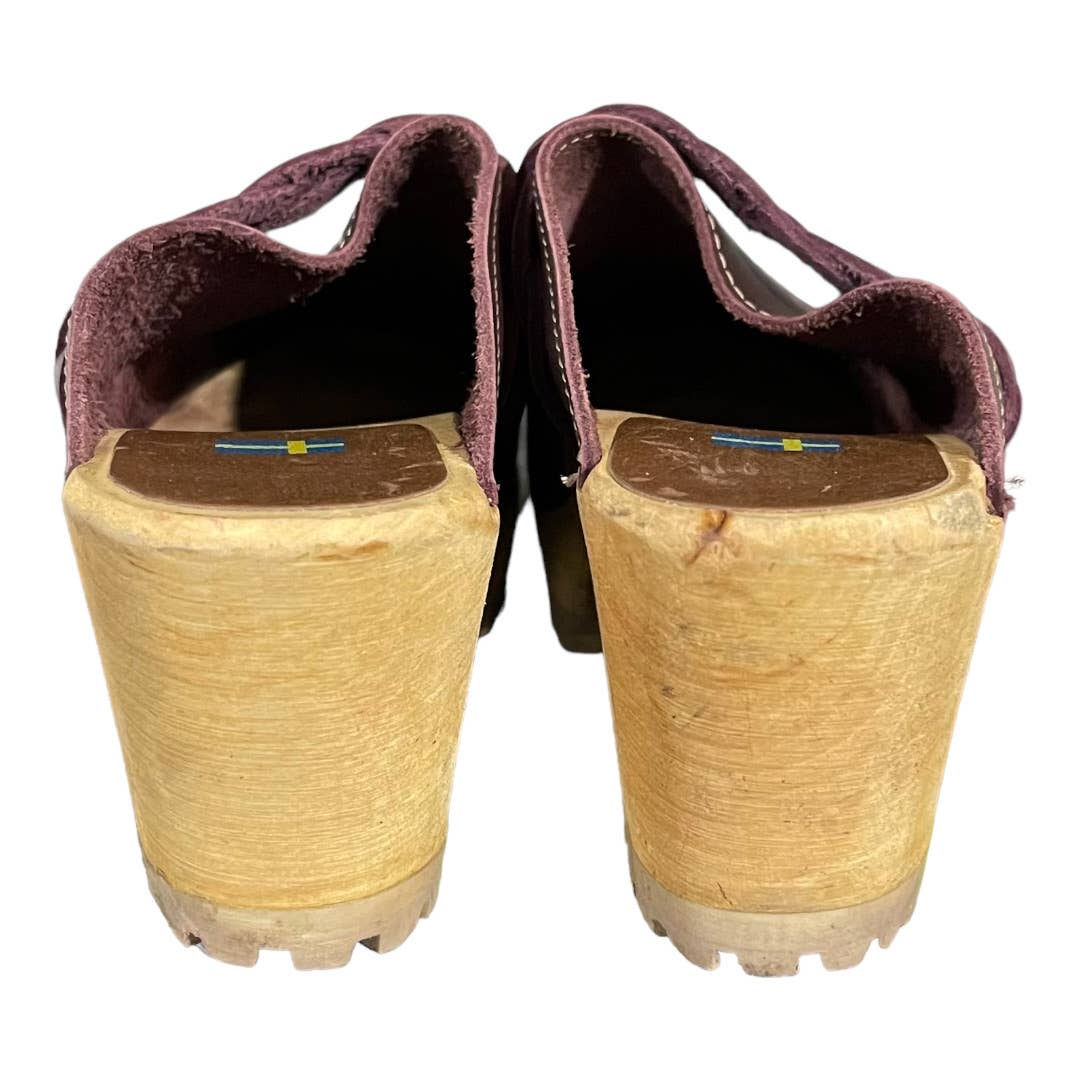 Mia Elsa Clogs Mule Slip On Shoes Braided Size 39 EU 9 USWine - Premium from MIA - Just $85.0! Shop now at Finds For You