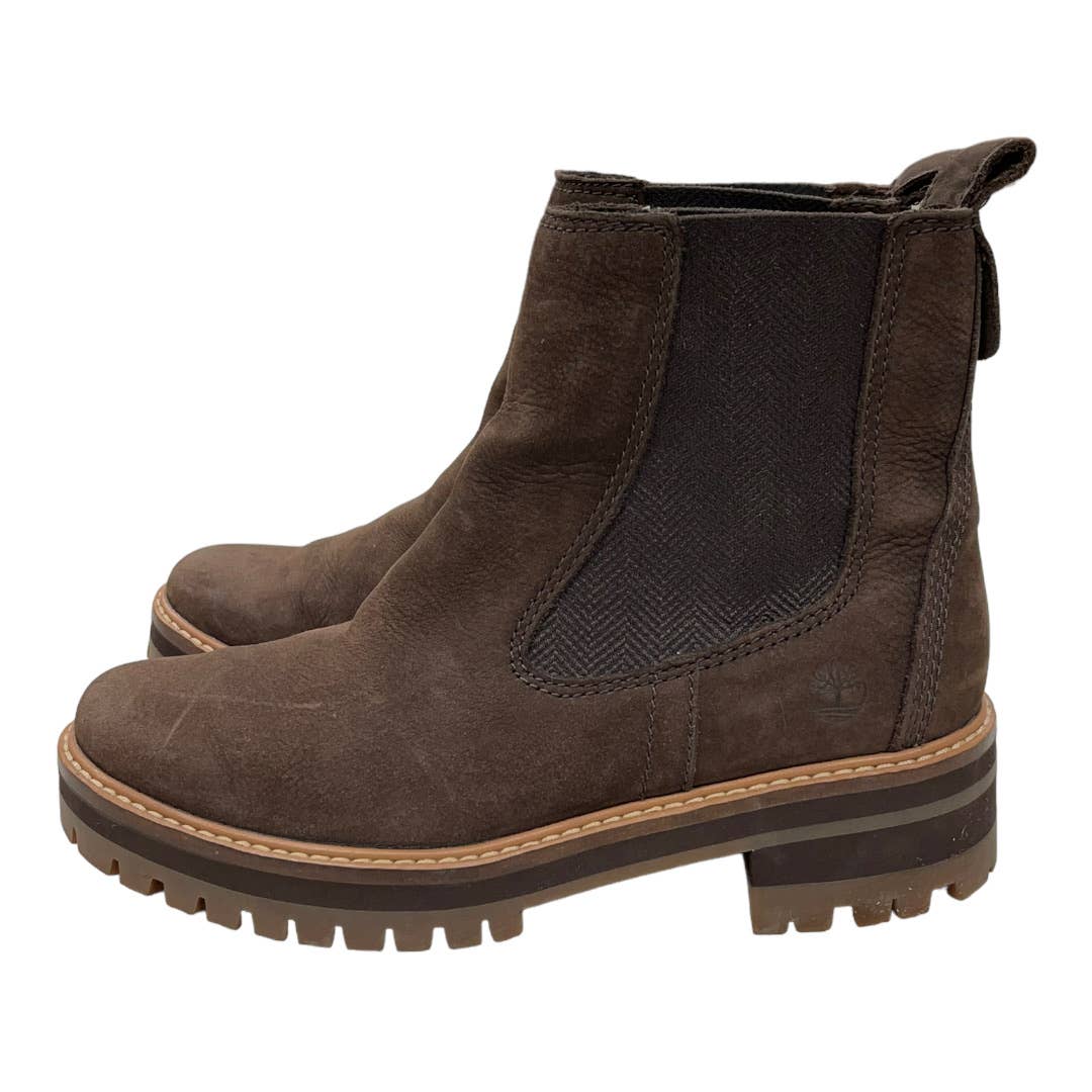 Timberland Courmayeur Valley Chelsea Boots Size 7 Brown - Premium from Timberland - Just $99.00! Shop now at Finds For You