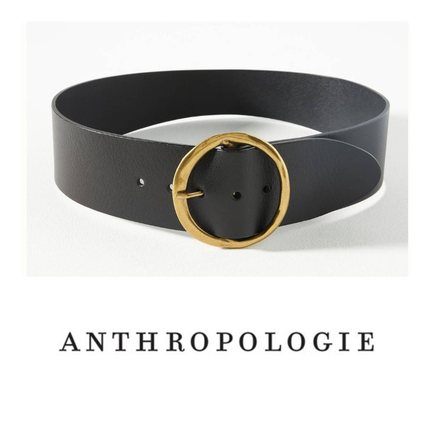 Anthropologie Wide Leather Belt Size XS/S Black New - Premium from Anthropologie - Just $98.0! Shop now at Finds For You