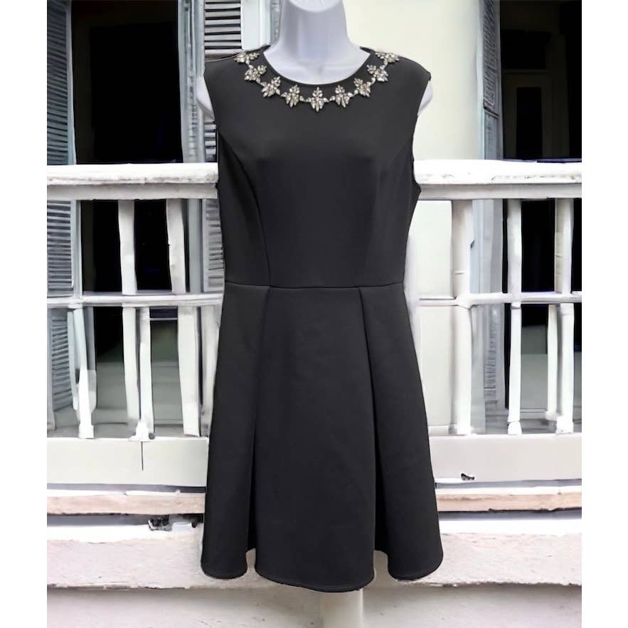 Ted Baker Joone Skater Bejeweled Sleeveless Dress Size 3 Ted 8 US - Premium from Ted Baker - Just $139.0! Shop now at Finds For You