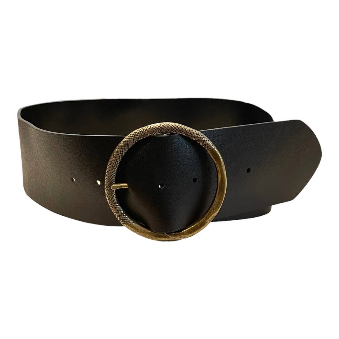 Anthropologie Wide Leather Belt Size XS/S Black New - Premium from Anthropologie - Just $98.0! Shop now at Finds For You