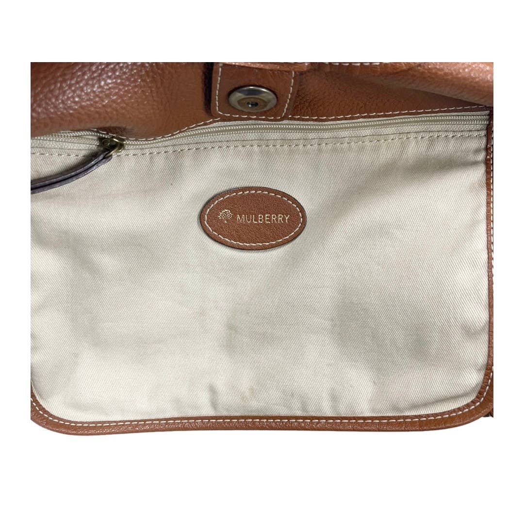 Mulberry Sumerset Handbag Purse Pebbled Leather Saddle UK - Premium from Mulberry - Just $399.0! Shop now at Finds For You