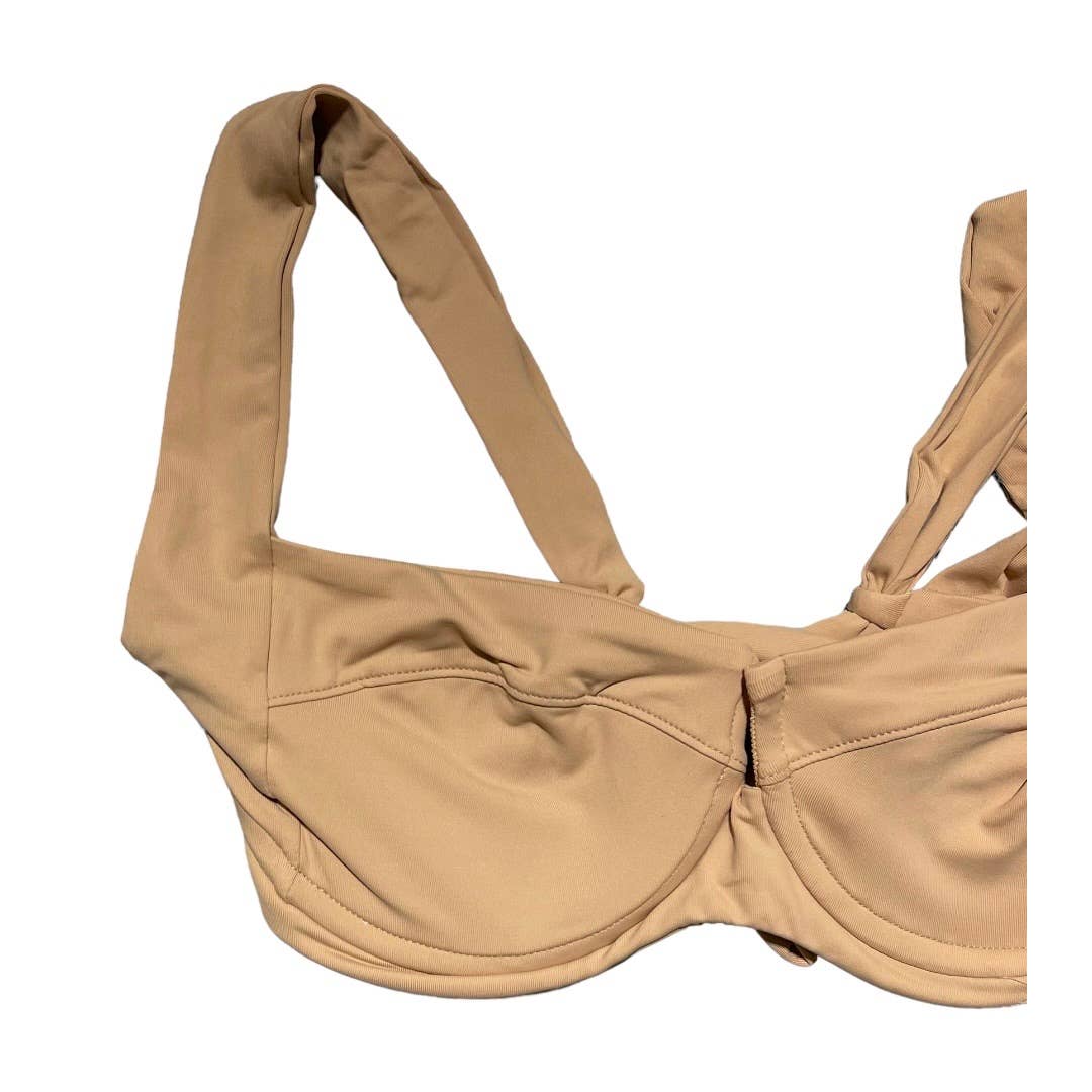 L*SPACE Camellia Underwire Bikini Top Size S Champagne New - Premium from L*SPACE - Just $65.00! Shop now at Finds For You