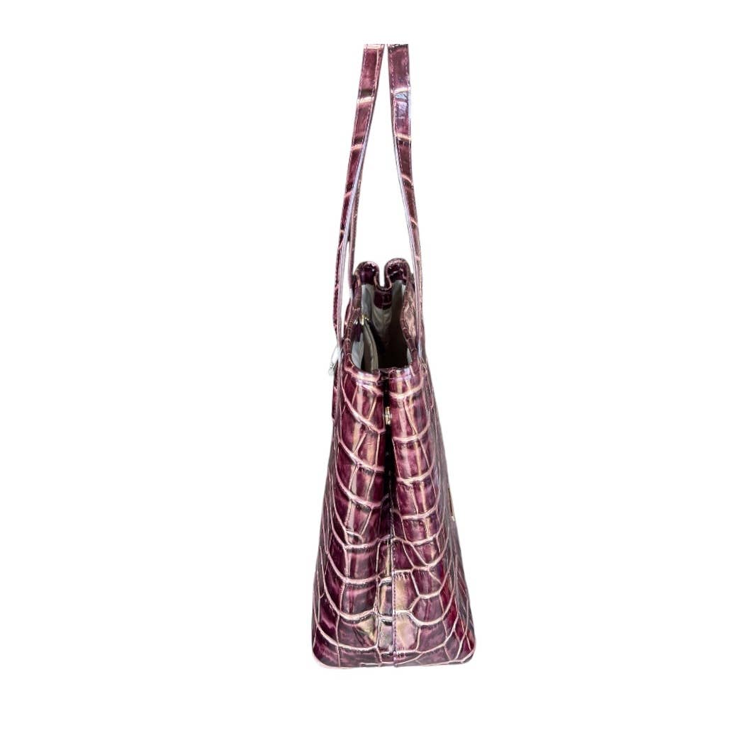 Brahmin Medium Julian Tote Handbag Purse Port Volition New - Premium from Brahmin - Just $259.0! Shop now at Finds For You