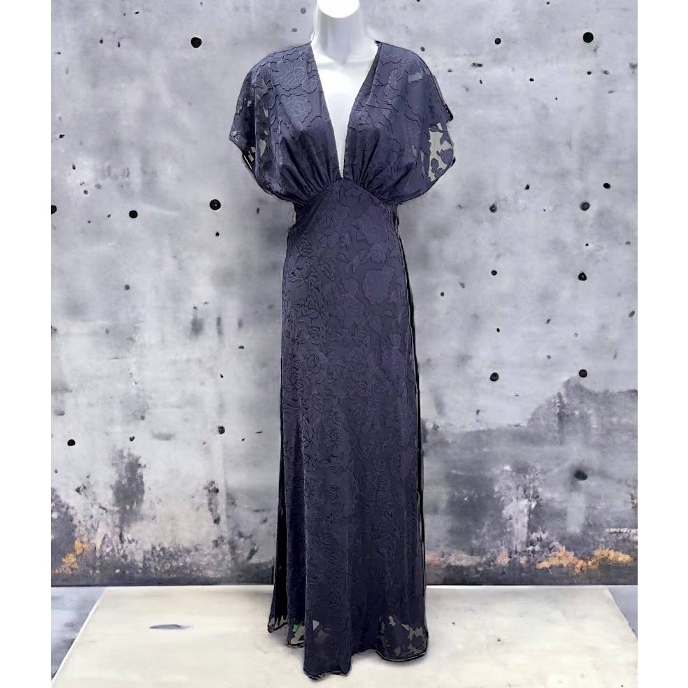 Anthropologie Hutch Lindy Bohemian Dress Size 0 Dark Navy - Premium from Anthropologie - Just $149.00! Shop now at Finds For You