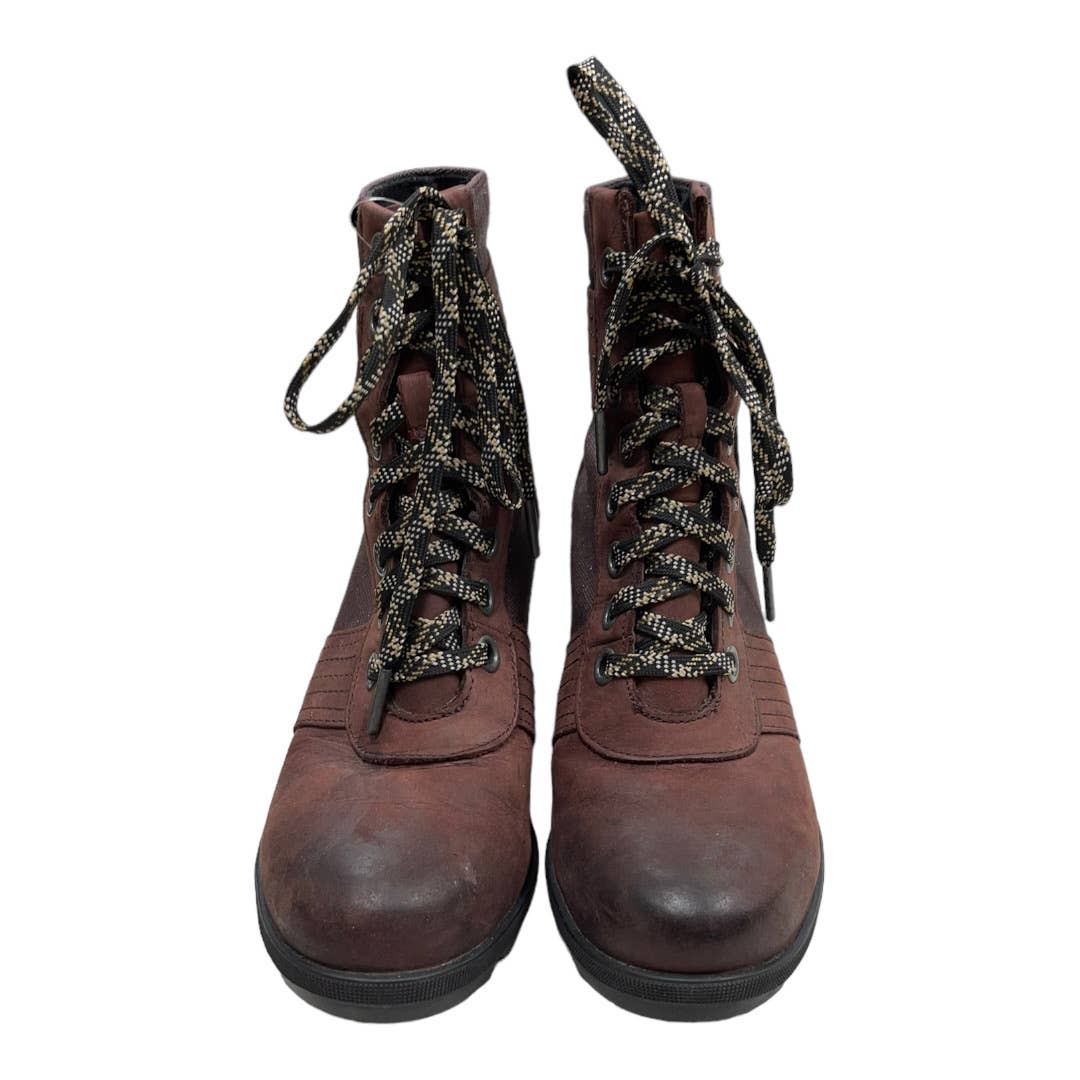 Sorel Lexie Waterproof Wedge Boots Booties Cattail Brown Size 8 - Premium from Sorel - Just $159.0! Shop now at Finds For You