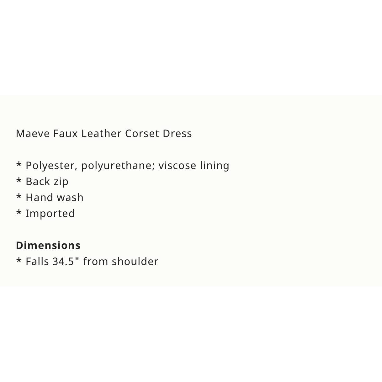 Anthropologie Maeve Faux Corset Dress Size 2 Black New - Premium from Anthropologie - Just $99.00! Shop now at Finds For You