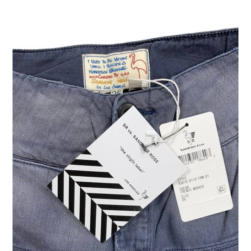 Free People x Sandrine Rose French Worker Patchwork Pants Size 25 - Premium from Free People - Just $129.0! Shop now at Finds For You