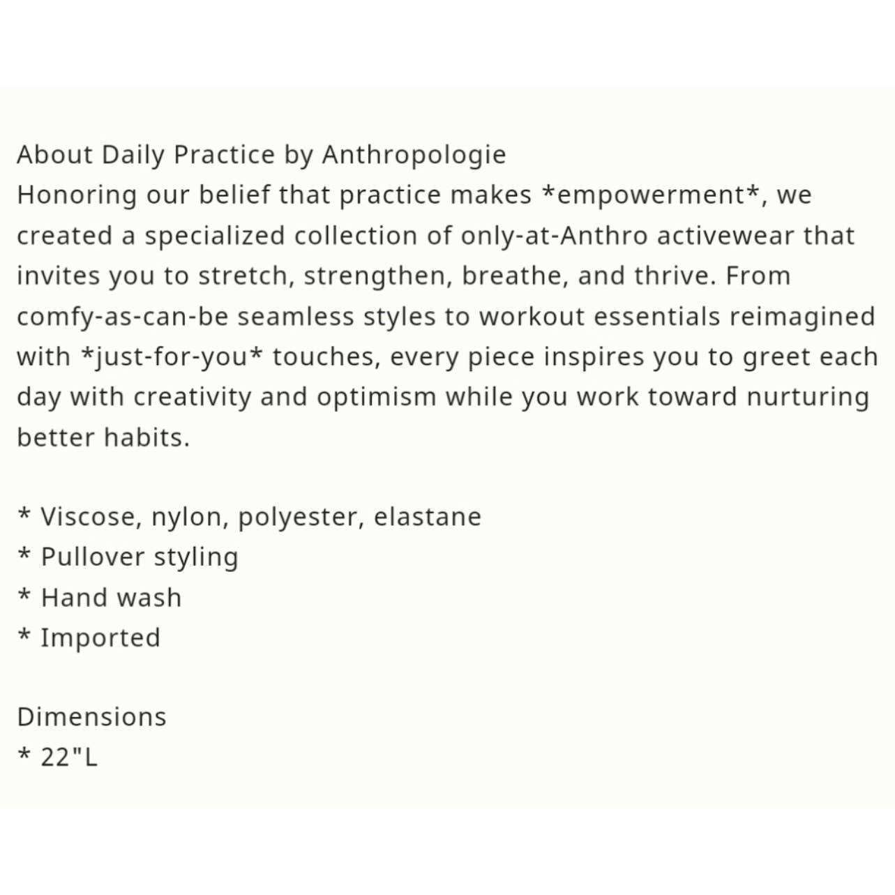 Anthropologie Daily Practice Logo Sweater Knit Size XL New - Premium from Anthropologie - Just $129.0! Shop now at Finds For You