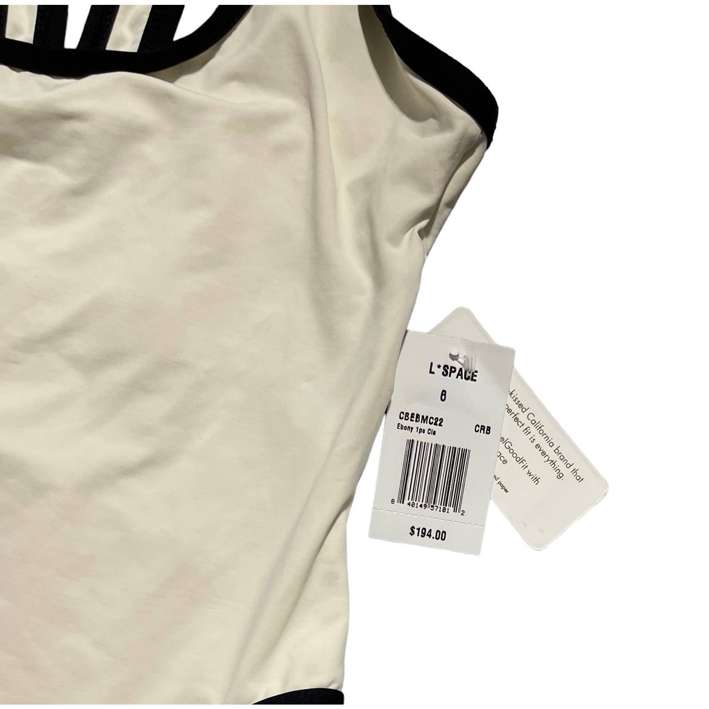 L*SPACE Ebony One Piece Swimsuit Bathing Suit Size 6 New - Premium from L*SPACE - Just $76.00! Shop now at Finds For You