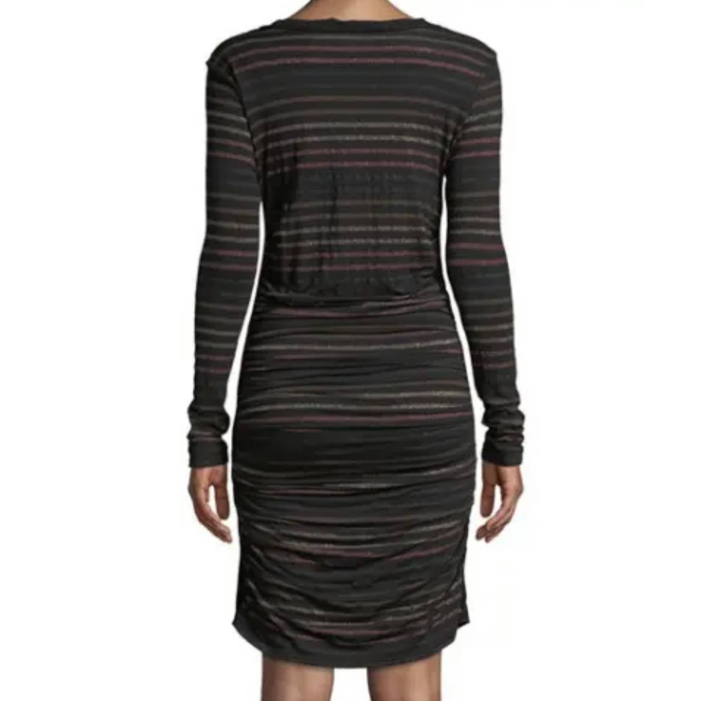 Veronica Beard Daphne Striped Ruched Bodycon Dress Size XS - Premium from VERONICA BEARD - Just $0.0! Shop now at Finds For You