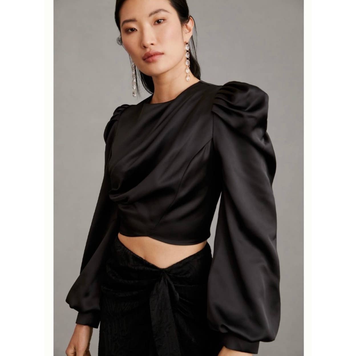 Anthropologie Mare Mare Puffsleeve Top Size 2X Black New Plus Size - Premium from Anthropologie - Just $119.0! Shop now at Finds For You