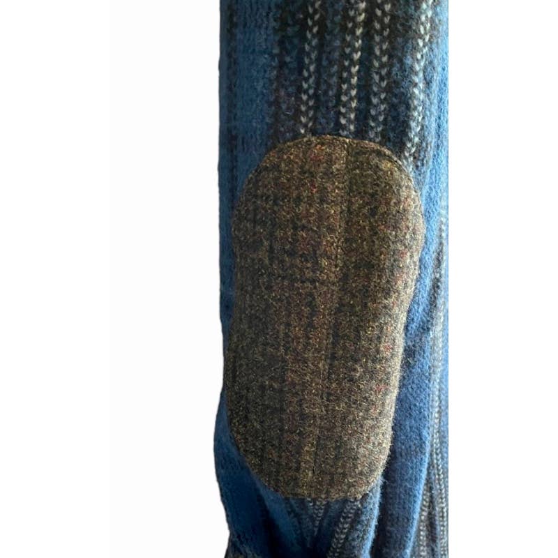 Junya Watanabe x Comme des Garçons Patchwork Wool Men’s Blazer Jacket S Japan Blue - Premium from Junya Watanabe - Just $999.00! Shop now at Finds For You