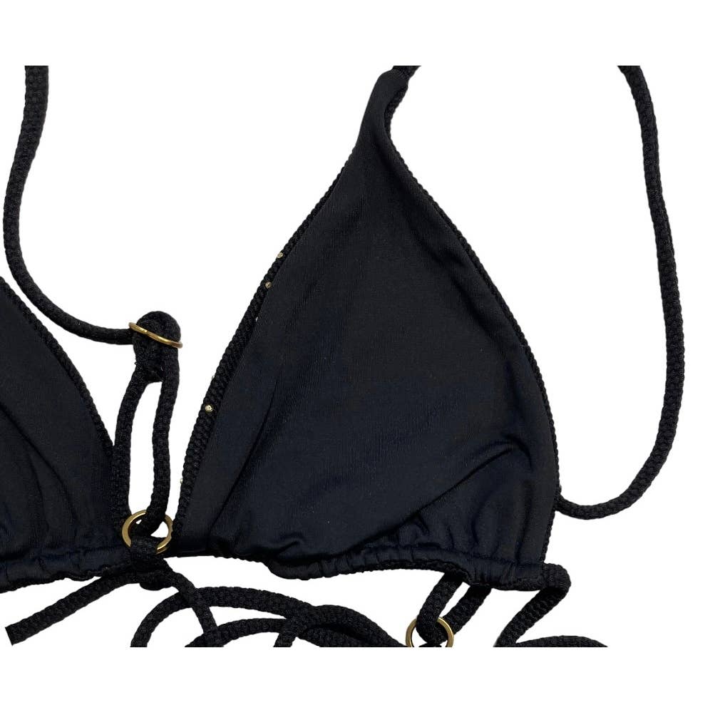 L*SPACE Set Kara Stydded Trisngle Bikini Top Portia High Waisted Bottom S New - Premium from L*SPACE - Just $119.0! Shop now at Finds For You