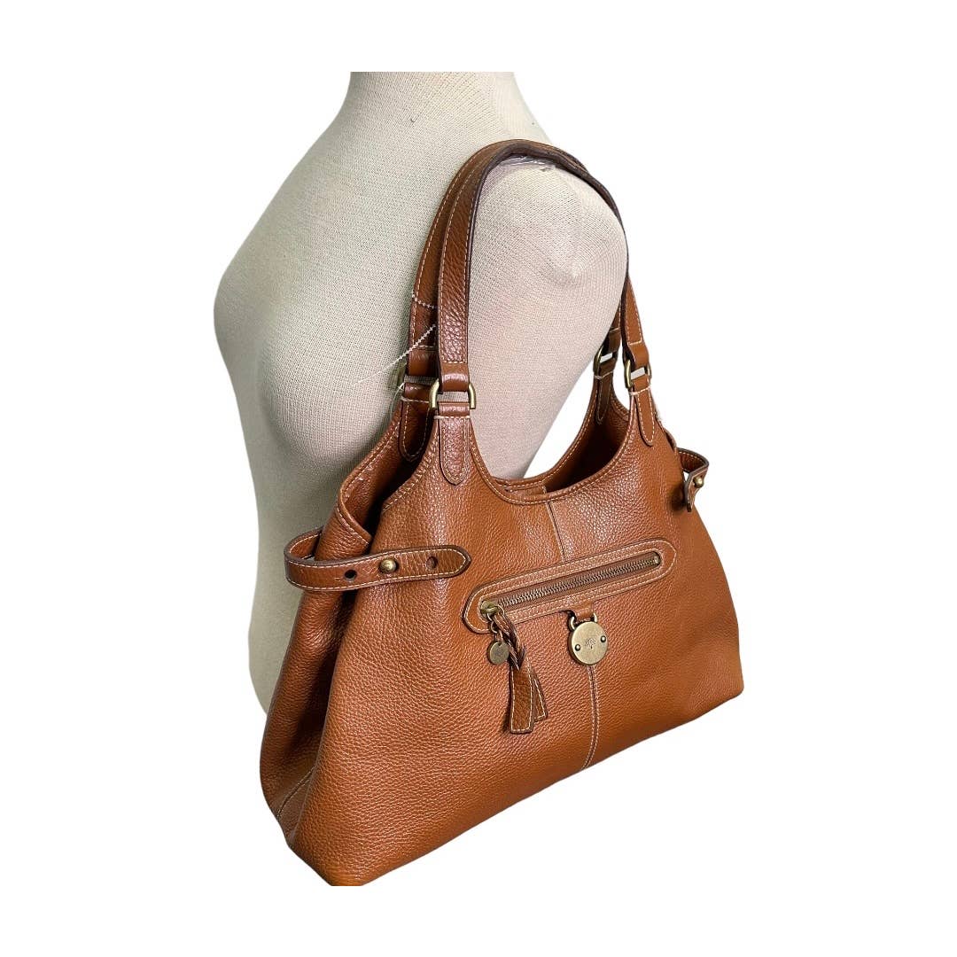 Mulberry Sumerset Handbag Purse Pebbled Leather Saddle UK - Premium from Mulberry - Just $399.0! Shop now at Finds For You
