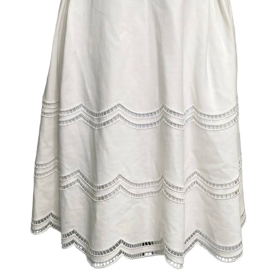 Ted Baker Cammey Scalloped Skater Dress White Sz 4 Ted 10 US New - Premium from Ted Baker London - Just $149.0! Shop now at Finds For You