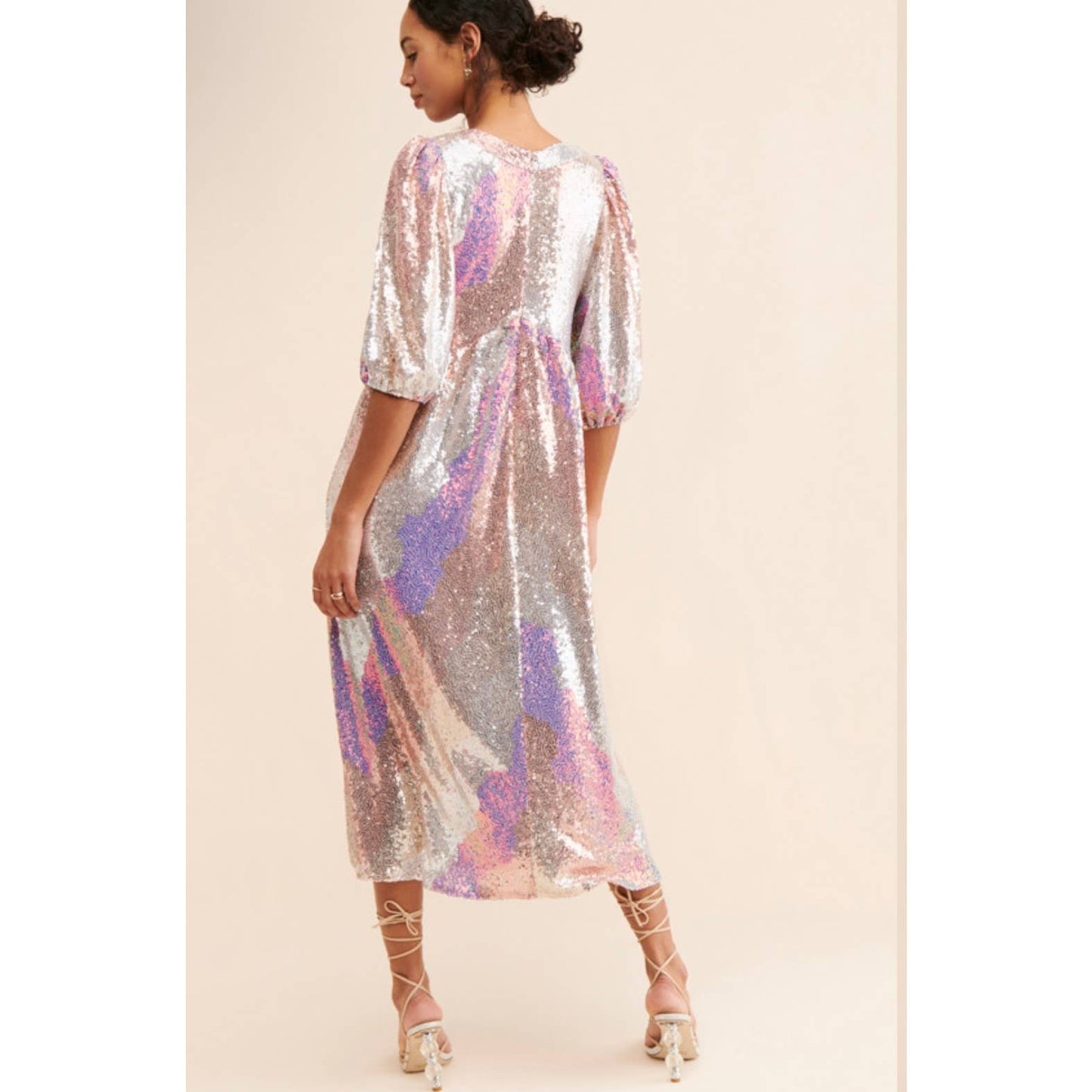 Anthropologie Saltwater Luxe Turner Sequin Maxi Dress Sz XS - Premium from Anthropologie - Just $249.0! Shop now at Finds For You