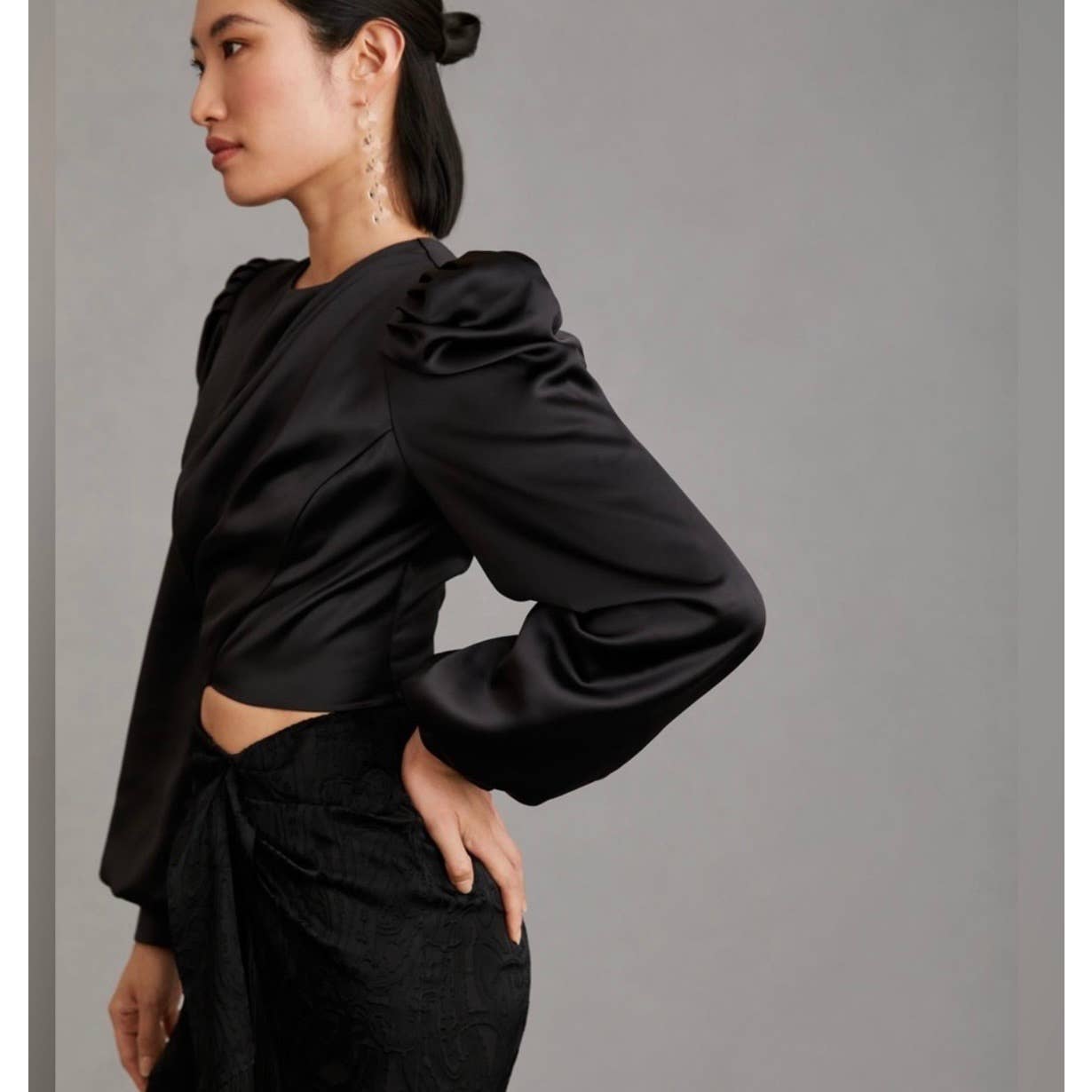 Anthropologie Mare Mare Puffsleeve Top Size 2X Black New Plus Size - Premium from Anthropologie - Just $119.0! Shop now at Finds For You