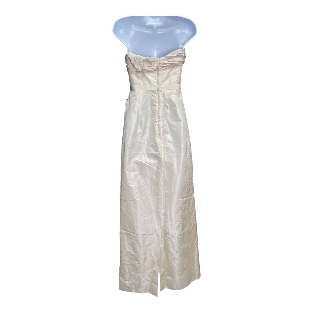 J Crew Strapless Silk Taffeta Pleated Wedding Dress Size 6 New Ivory - Premium from J. Crew - Just $299.0! Shop now at Finds For You
