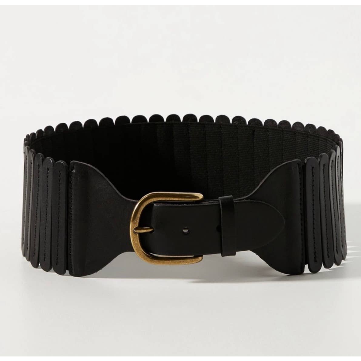 Anthropologie Tabitha Tall Leather Belt Size Small New Black - Premium from Anthropologie - Just $65.0! Shop now at Finds For You