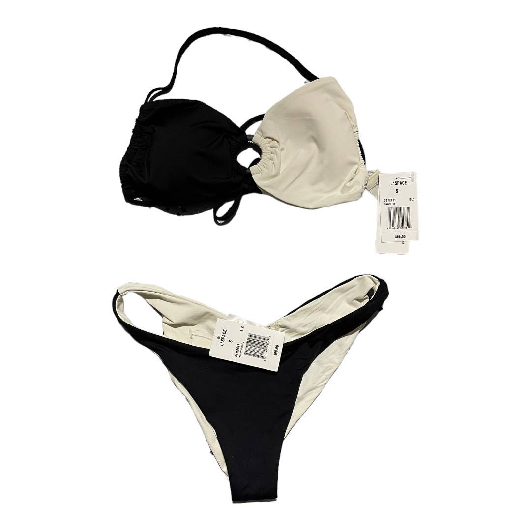 L*SPACE Revolve Freddie Top Mercury Bikini Bottom Bathing Suit Swim S Black - Premium from L*SPACE - Just $76.00! Shop now at Finds For You