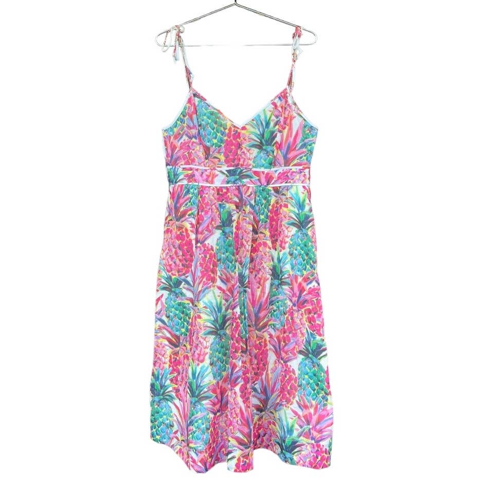 J Crew Ratti Italy Pineapple Midi Dress Size 10 Blogger Favorite - Premium from J. Crew - Just $75.0! Shop now at Finds For You