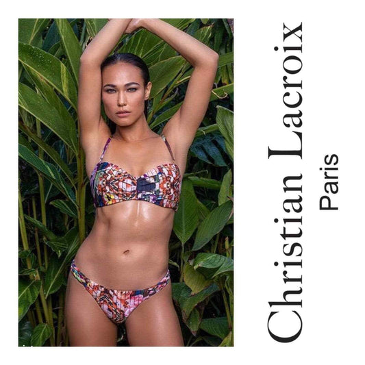 Christian Lacroix Swiminista Constantine Bikini Top Wise Bottom XL Sustainable - Premium Clothing, Shoes & Accessories:Baby:Baby & Toddler Clothing:Bottoms from Christian Lacroix - Just $89.00! Shop now at Finds For You