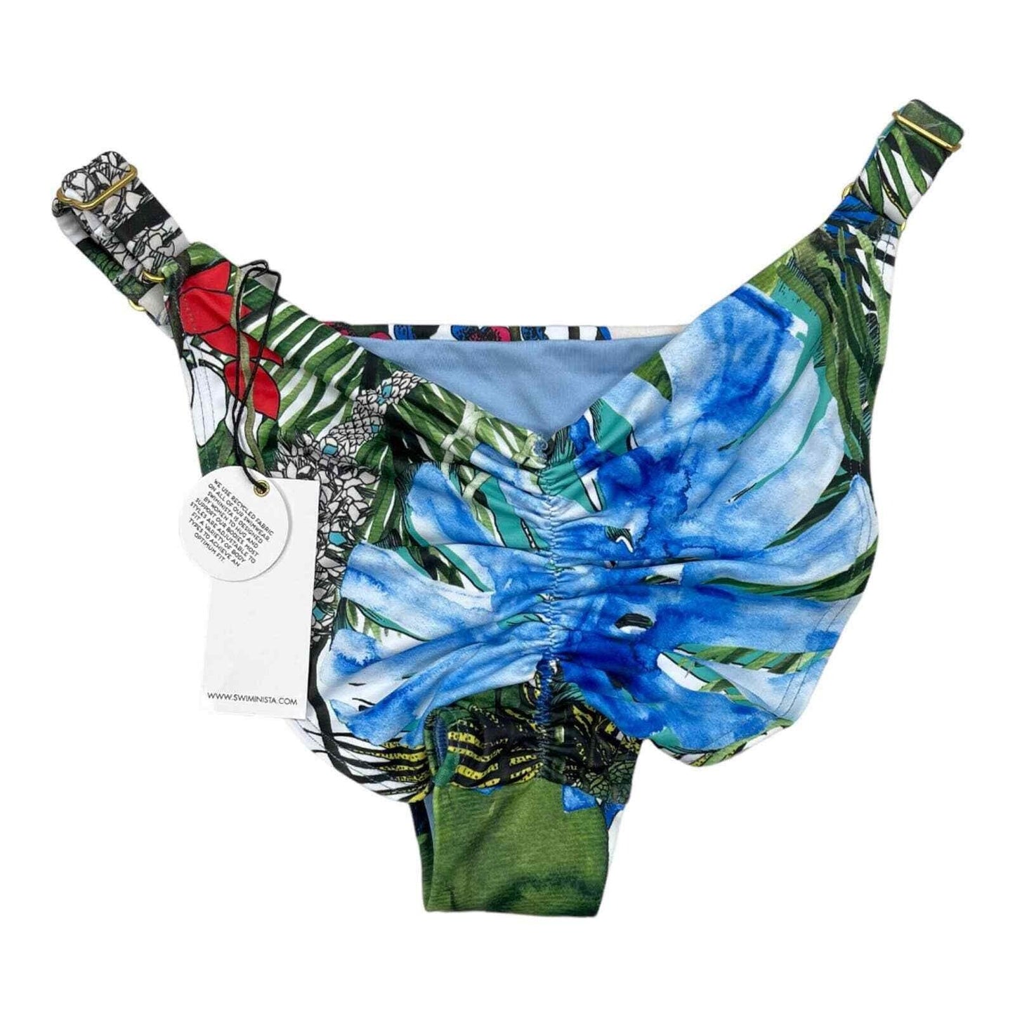 Christian Lacroix Swiminista Jardin Exo Chic Triangle Bikini Top Wise Bottom M - Premium  from Christian Lacroix - Just $89.00! Shop now at Finds For You