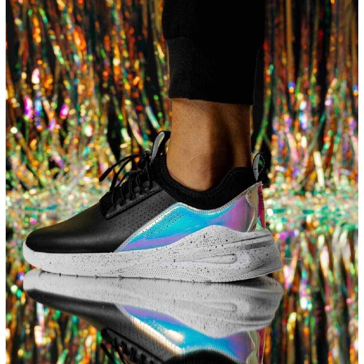 Clove Classic Shoes Sneakers Healthcare Nursing Black Holographic Limited Ed 7 - Premium Clothing, Shoes & Accessories:Women:Women's Shoes:Athletic Shoes from Clove - Just $128.99! Shop now at Finds For You