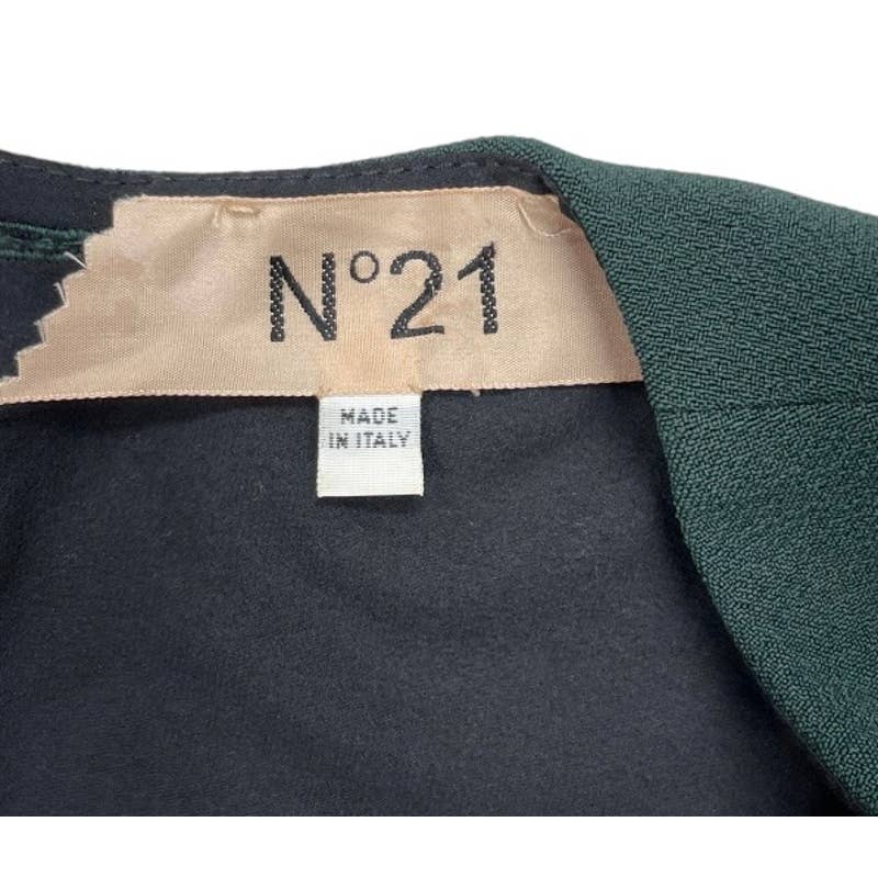 No 21 Italy Green Short Sleeve Dress Size 44 New - Premium from No 21 - Just $299.0! Shop now at Finds For You