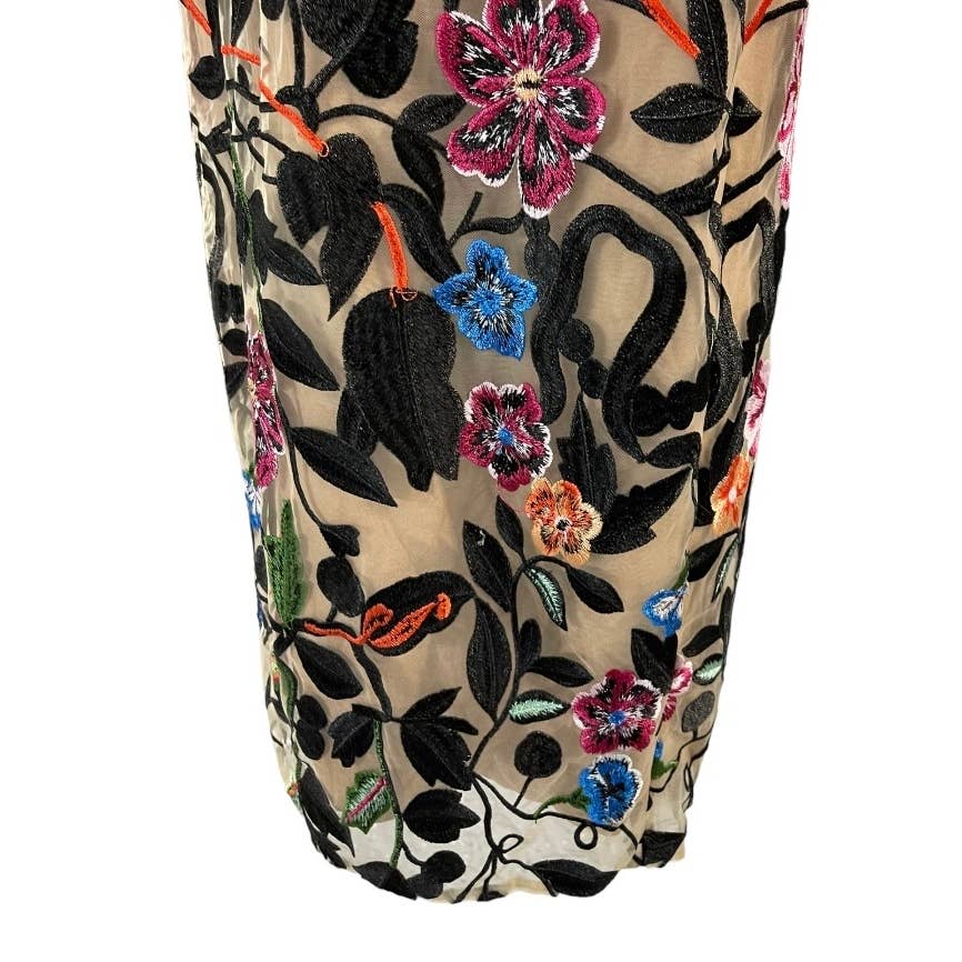 Dress The Population Holland Embroidered Floral Midi Dress Size Small New - Premium from Dress The Population - Just $229.0! Shop now at Finds For You