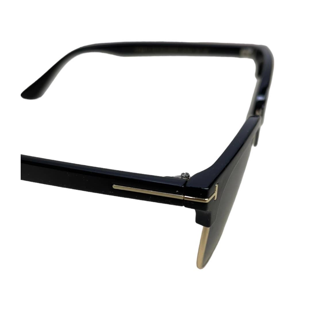 Tom Ford Half Rim Metal Acetate Sunglasses TF544-K 01D 56 20 145 New - Premium from Tom Ford - Just $279.0! Shop now at Finds For You