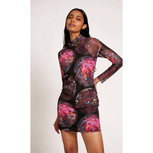 Anthropologie Rachel Antonoff Disco Ball Lilly Stretch Mesh Dress Bodycon 1X - Premium  from Anthropologie - Just $259.0! Shop now at Finds For You