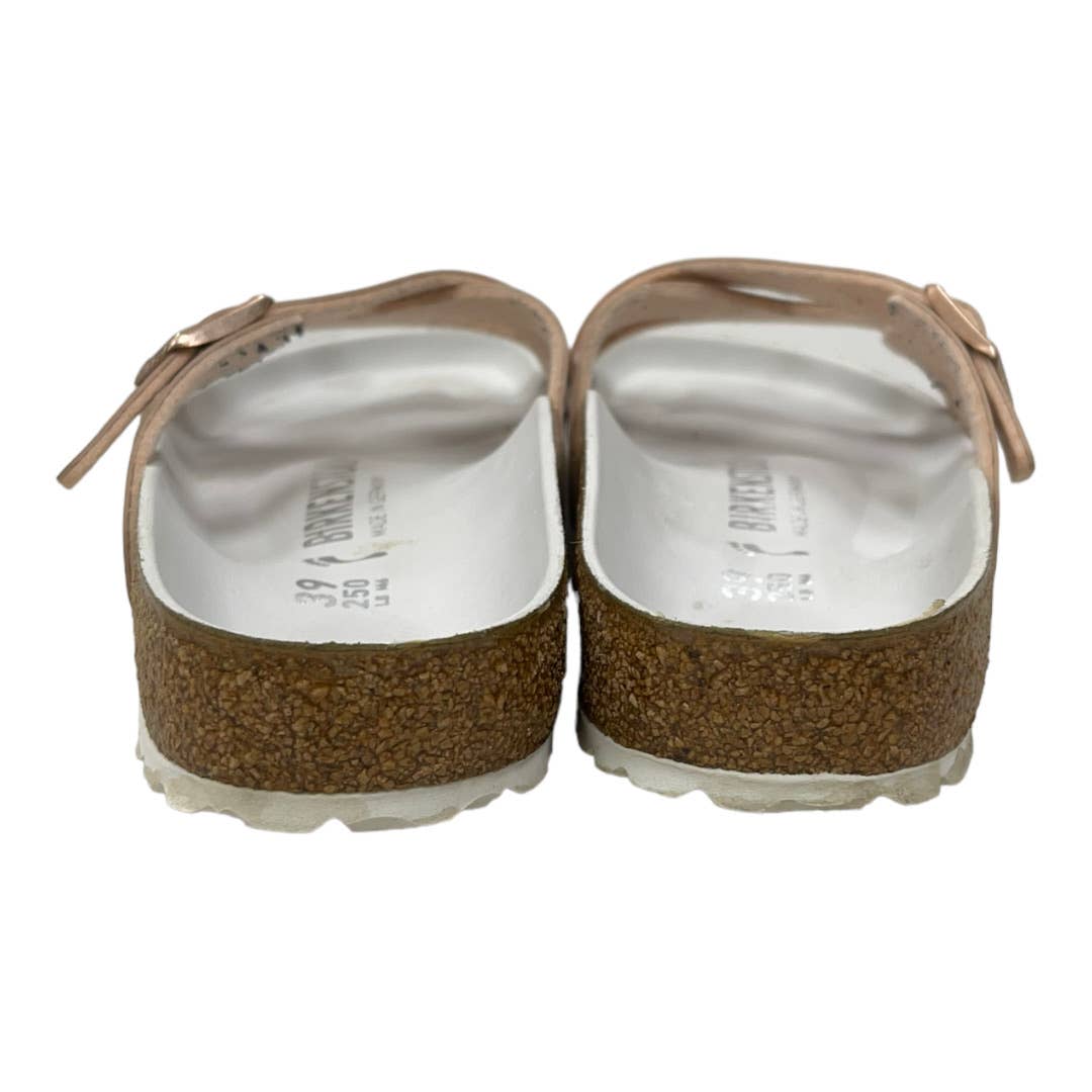 Birkenstock Yao Hex Metallic Rose Gold Sandals Shoes Comfort 39 8.5 - Premium from Birkenstock - Just $95.0! Shop now at Finds For You